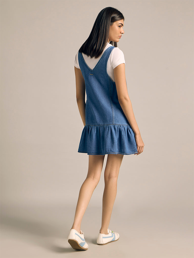 Mini Denim Dress