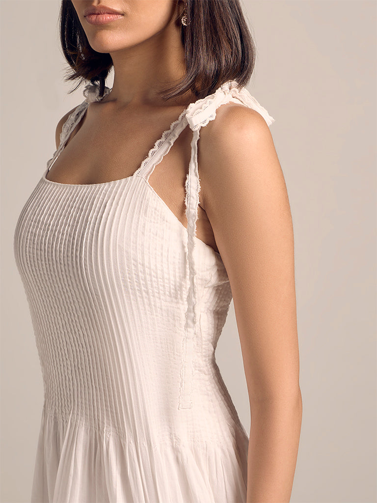 Mini Pintuck Dress