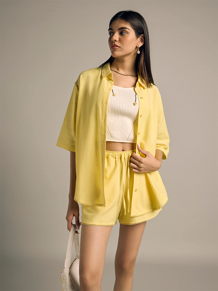 Oversized Embroidered Shirt