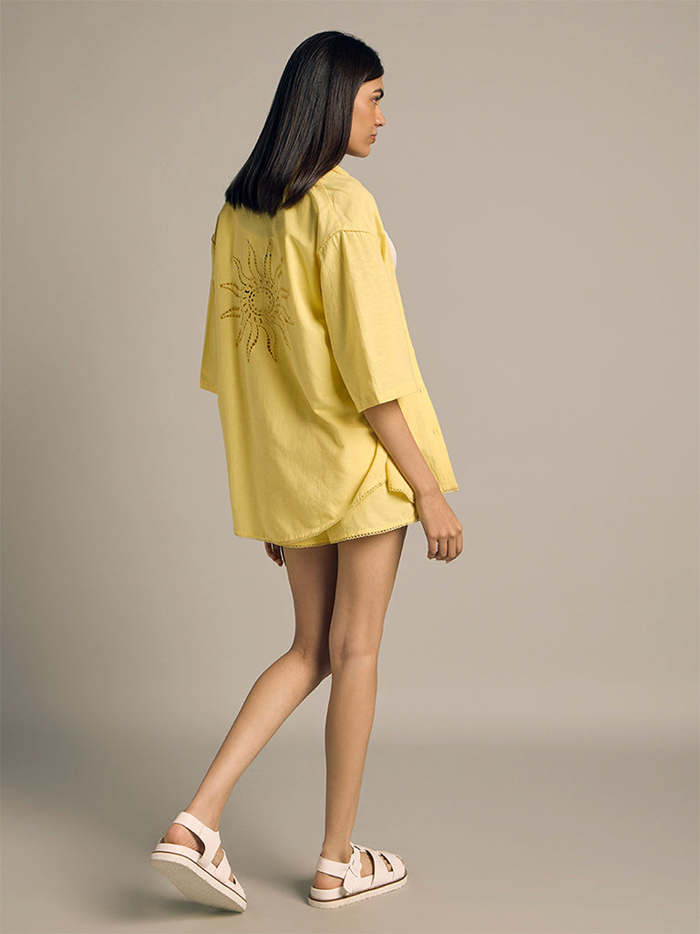 Oversized Embroidered Shirt