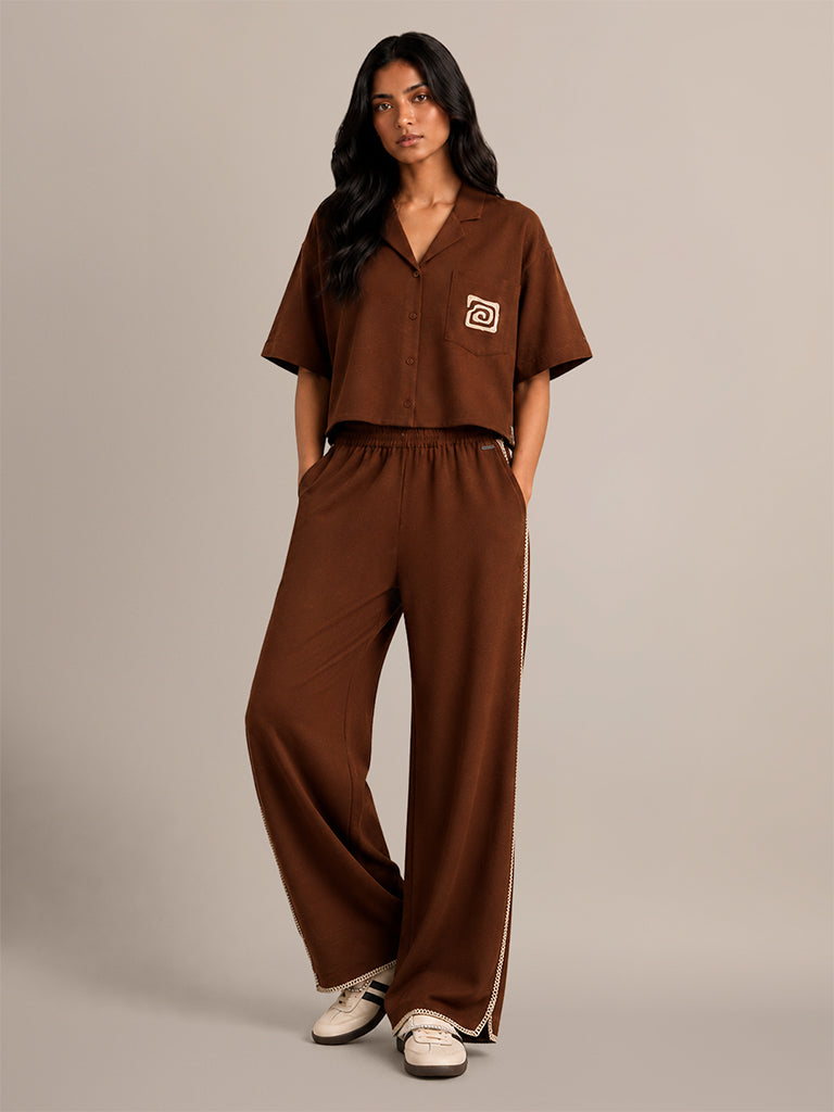 Boxy-Fit Embroidered Shirt