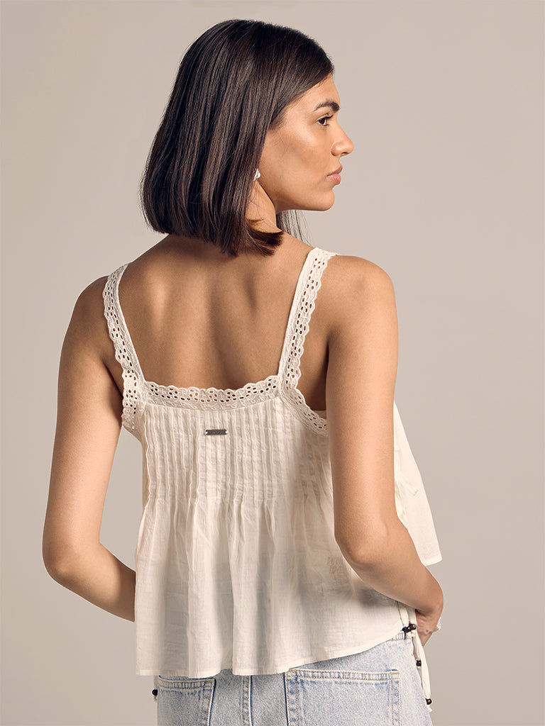 Pintuck Detailed Top