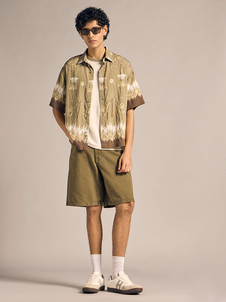 Relaxed-Fit Printed Shirt