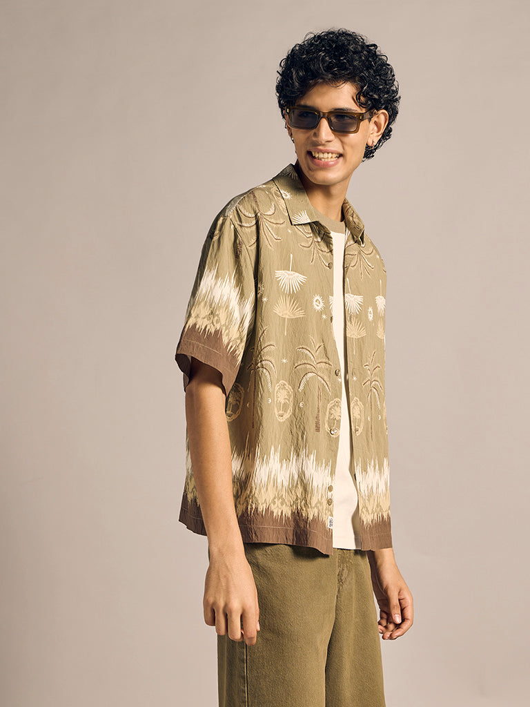 Relaxed-Fit Printed Shirt