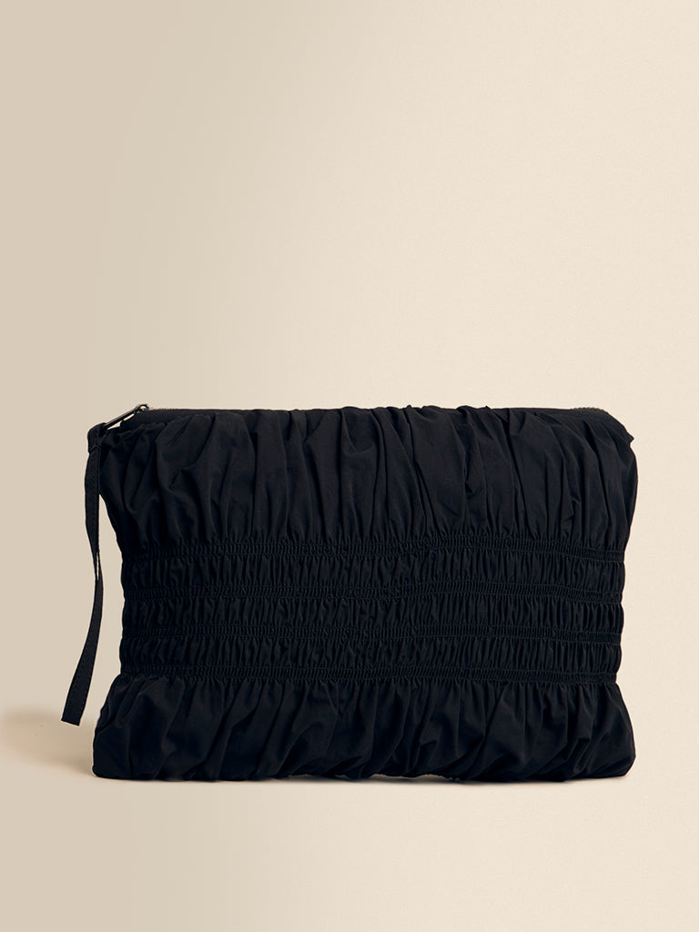Ruched Clutch Bag
