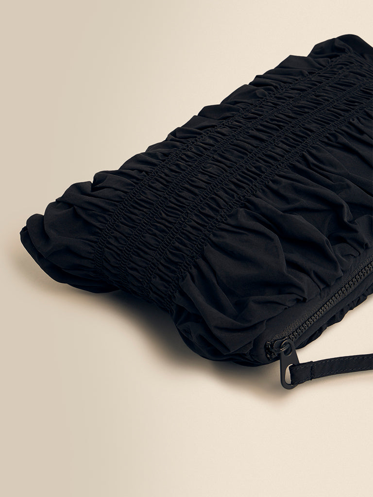 Ruched Clutch Bag
