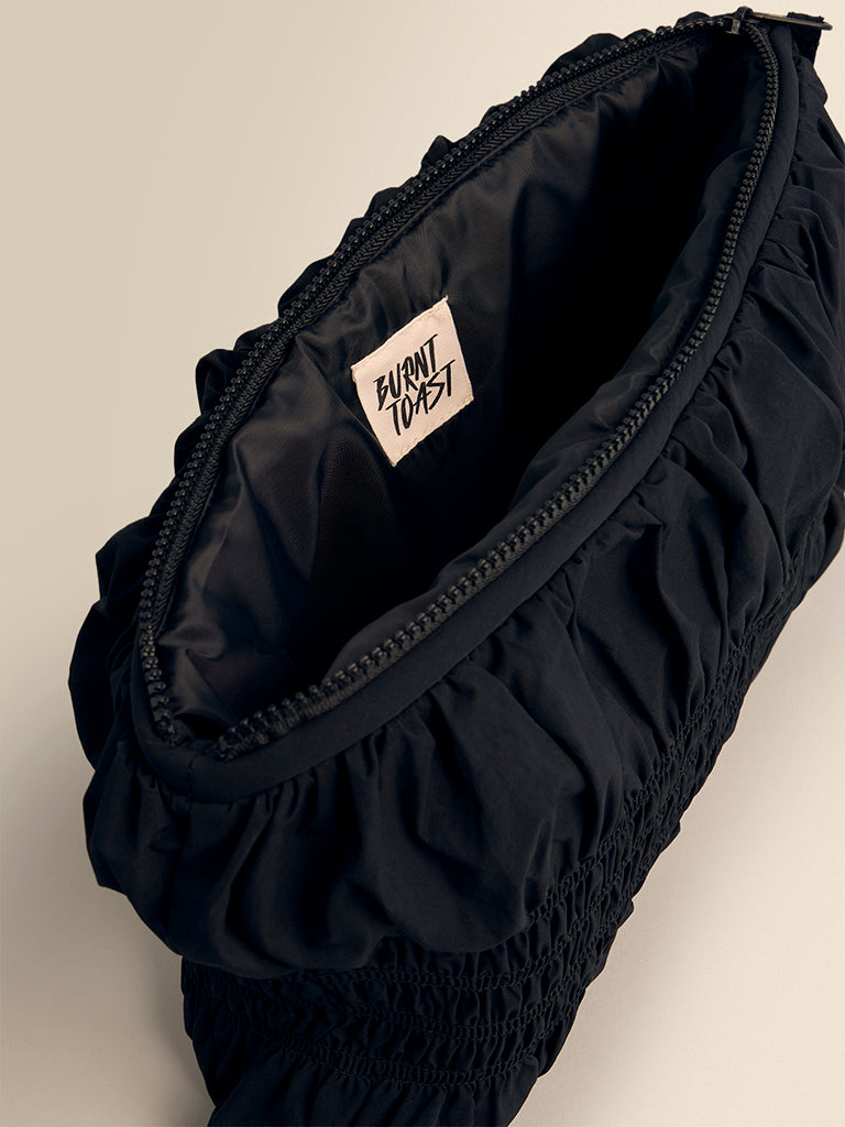 Ruched Clutch Bag