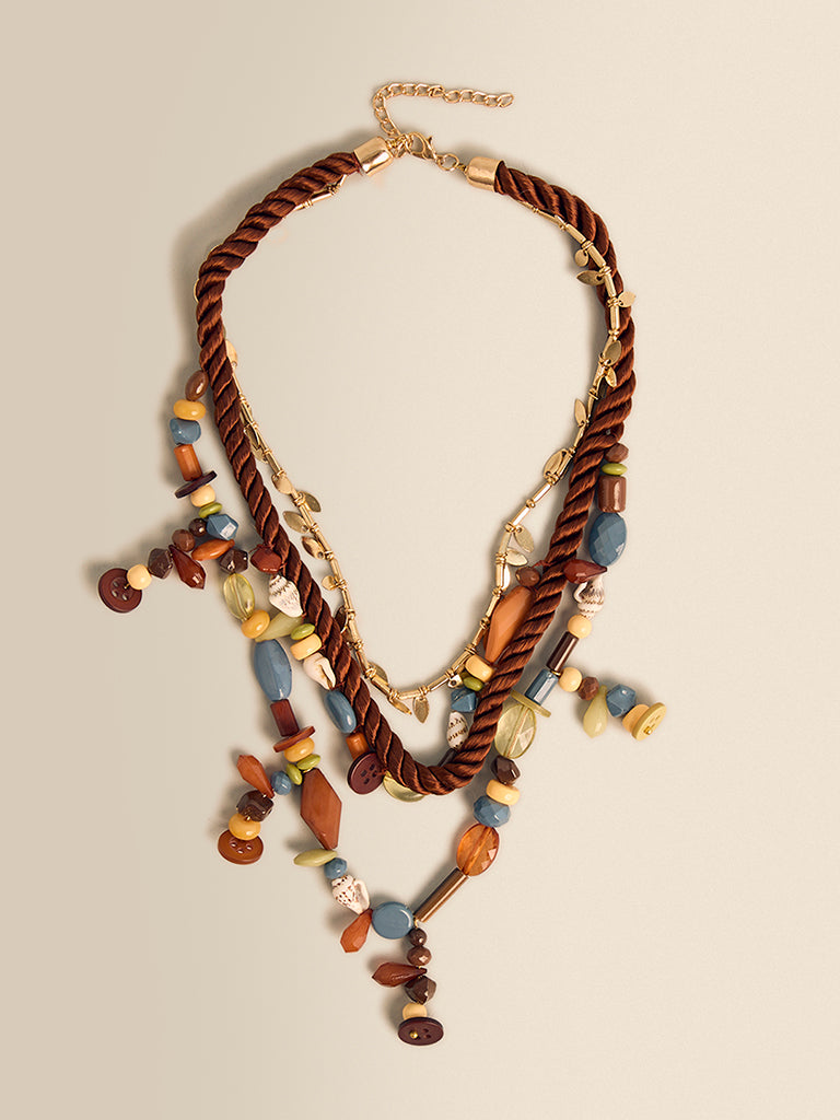 Beaded Layered Necklace
