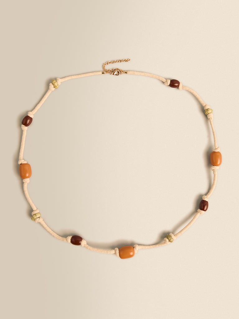 Beaded Cord Belt