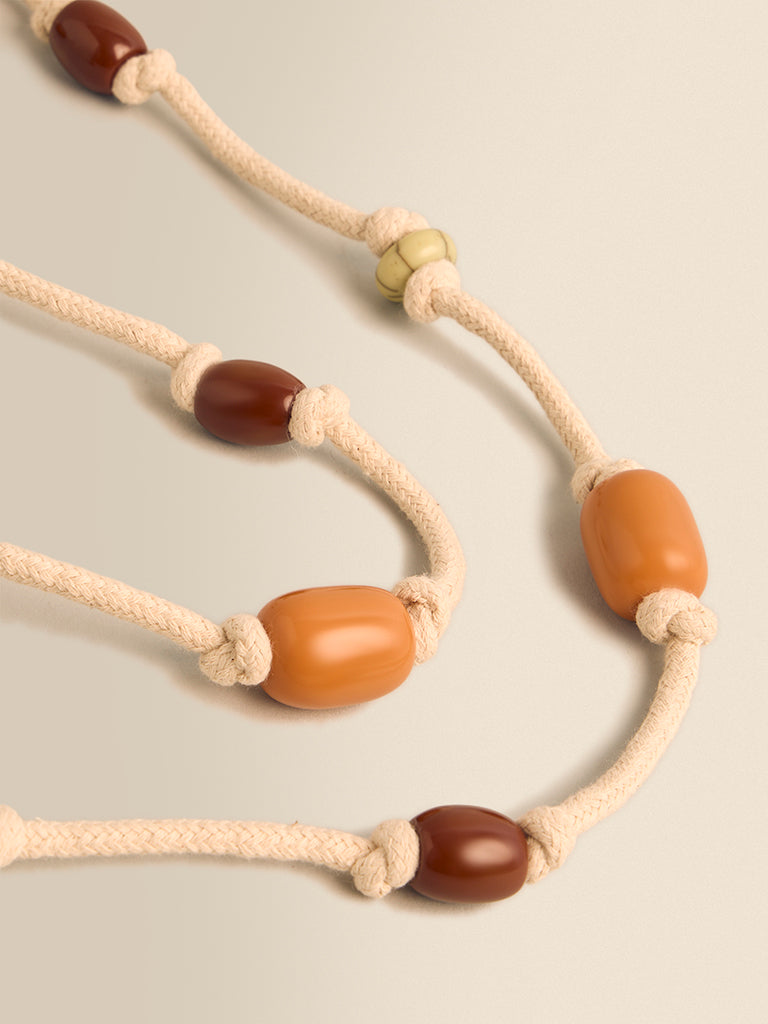Beaded Cord Belt