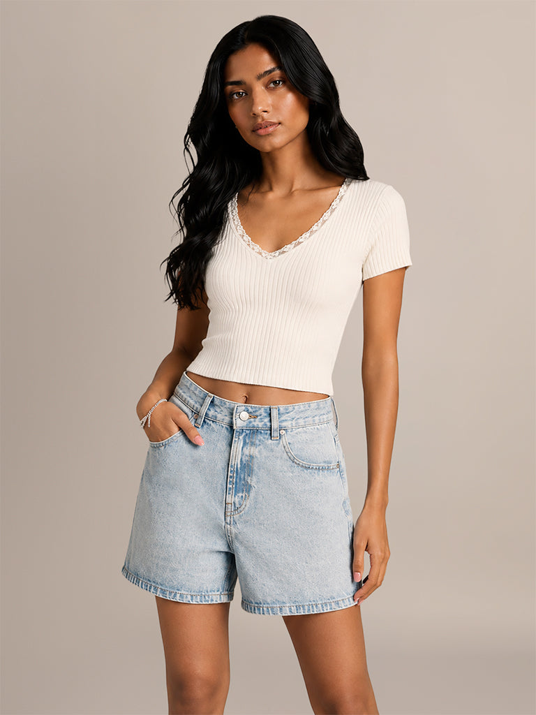 Fitted Ribbed Top