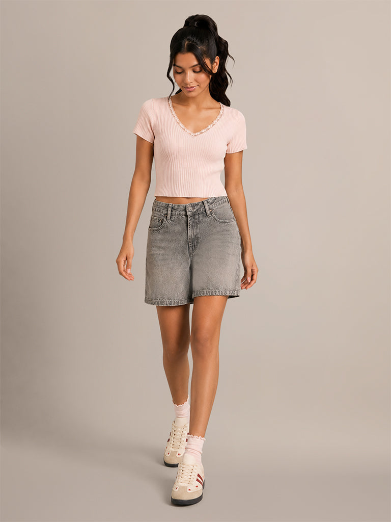 Fitted Ribbed Top