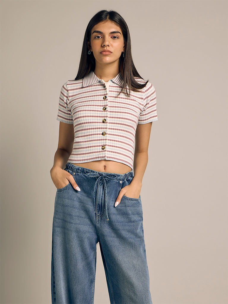 Fitted Striped T-Shirt