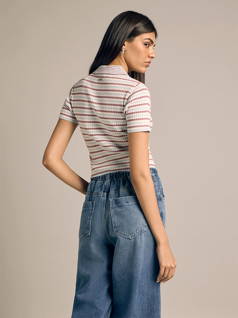 Fitted Striped T-Shirt