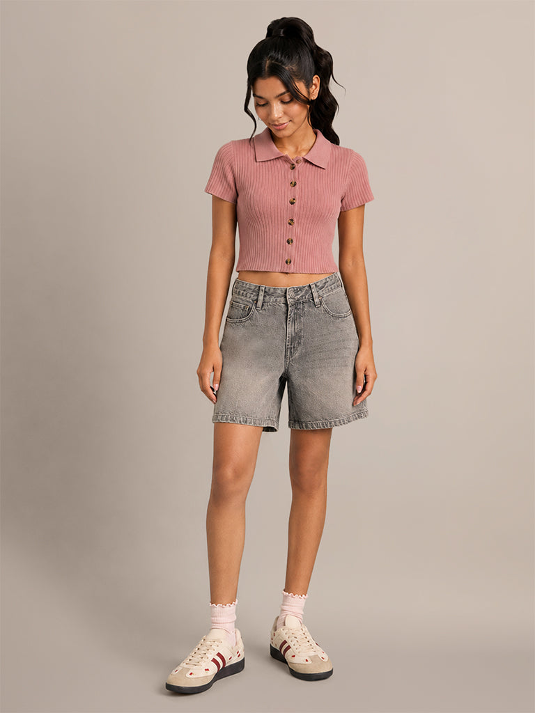 Fitted Ribbed Top
