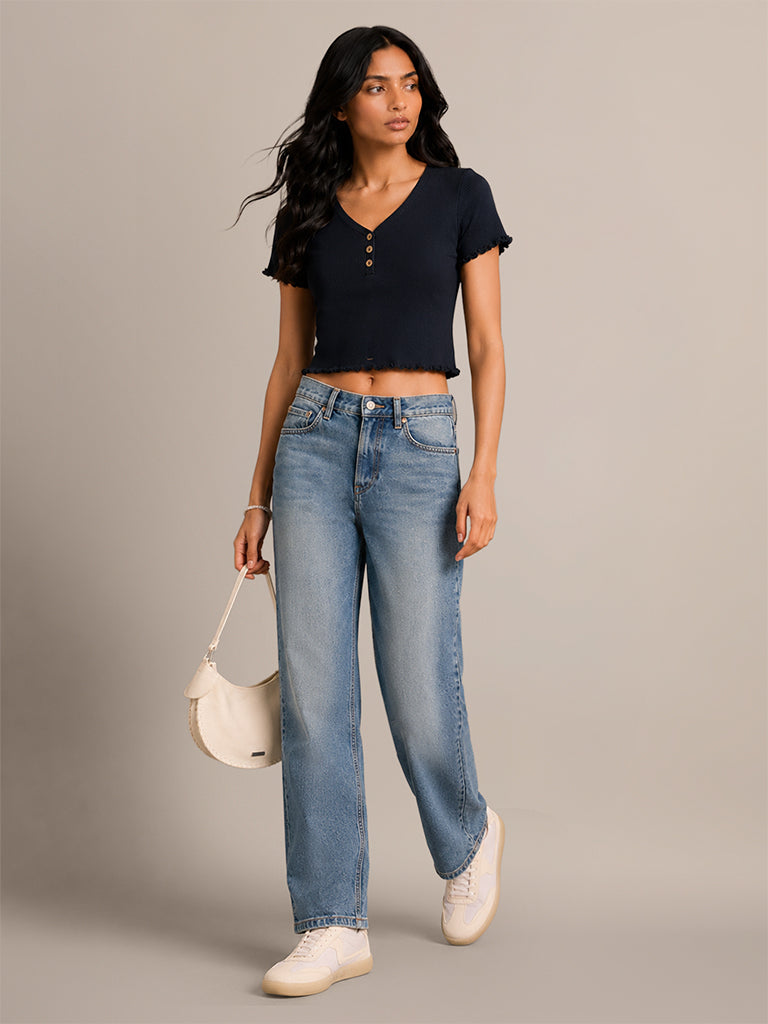 Regular-Fit Solid Top