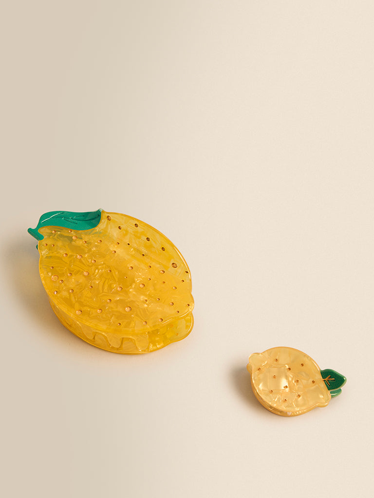 Lemon Hair Clips (Pack of 2)