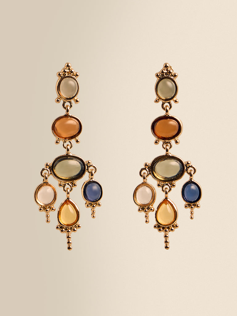 Stone Drop Earrings