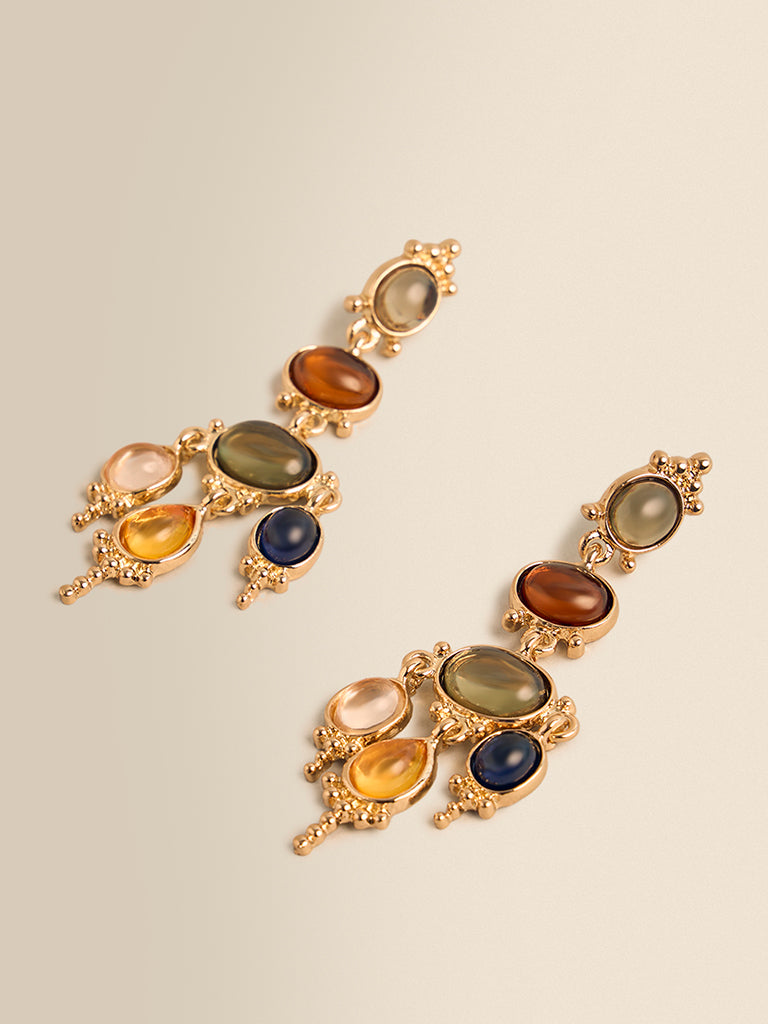 Stone Drop Earrings