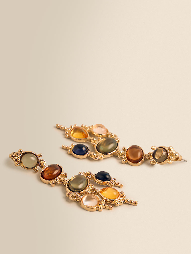 Stone Drop Earrings
