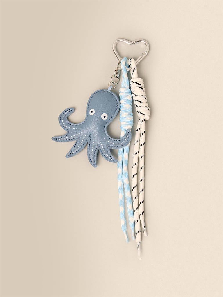 Octopus Charm Keychain