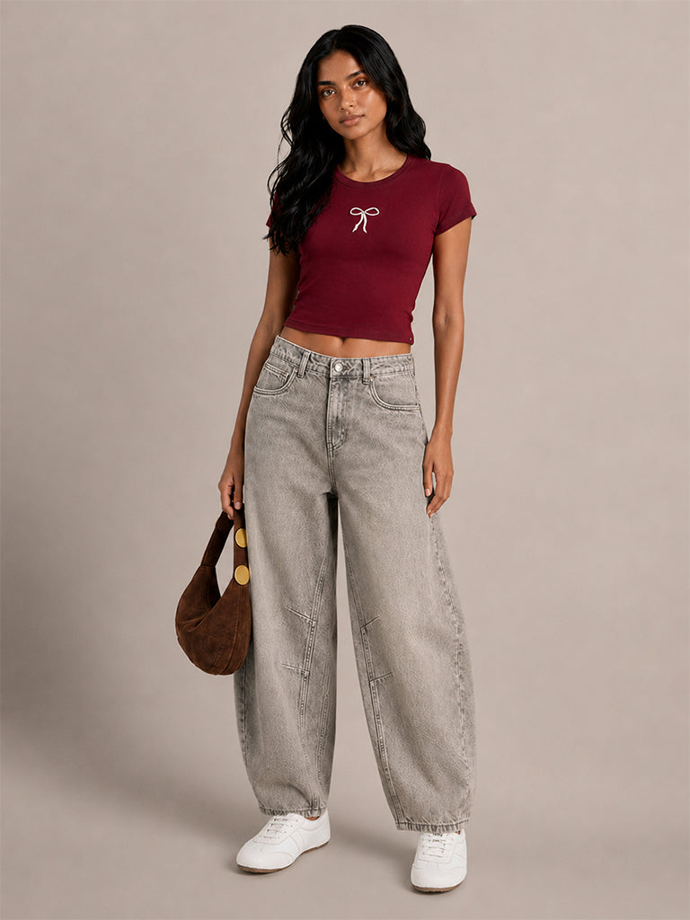 Barrel-Leg Jeans