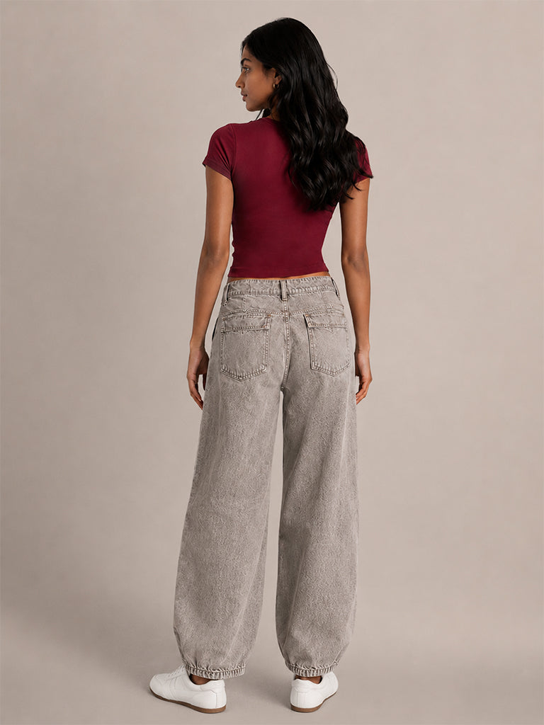 Barrel-Leg Jeans