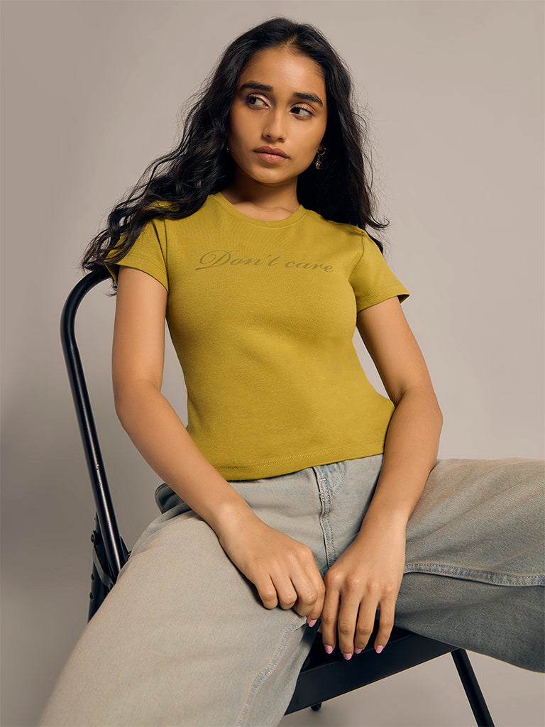 Printed Fitted T-Shirt