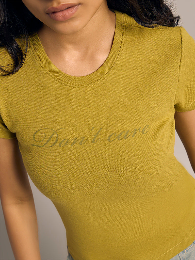 Printed Fitted T-Shirt