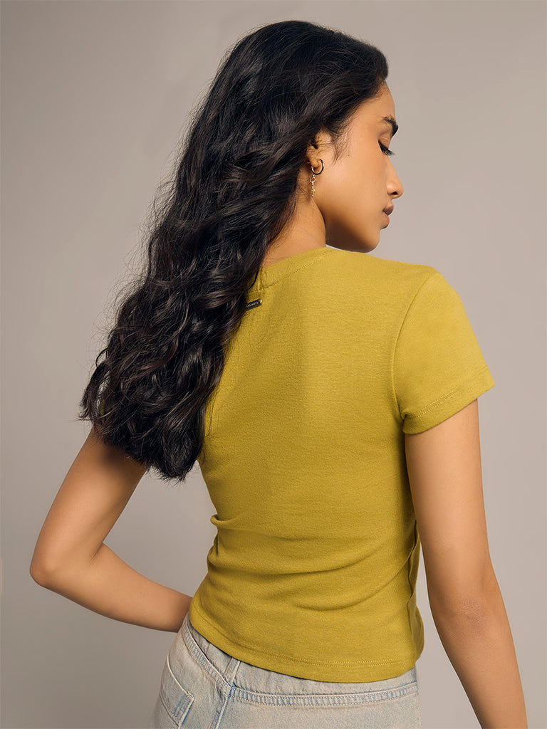 Printed Fitted T-Shirt