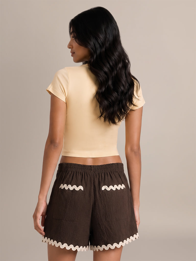 Printed Fitted T-Shirt