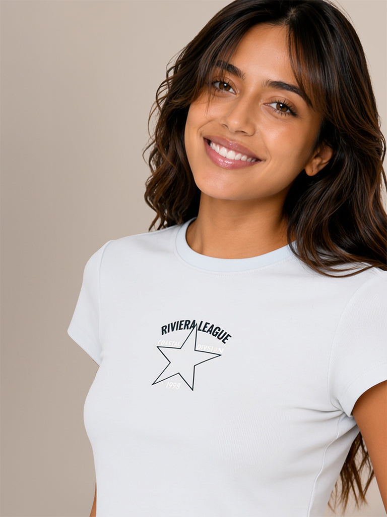Fitted Printed T-Shirt