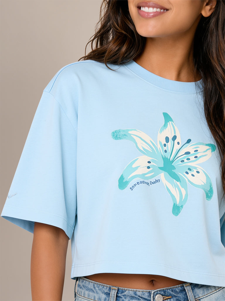 Floral Boxy-Fit T-Shirt