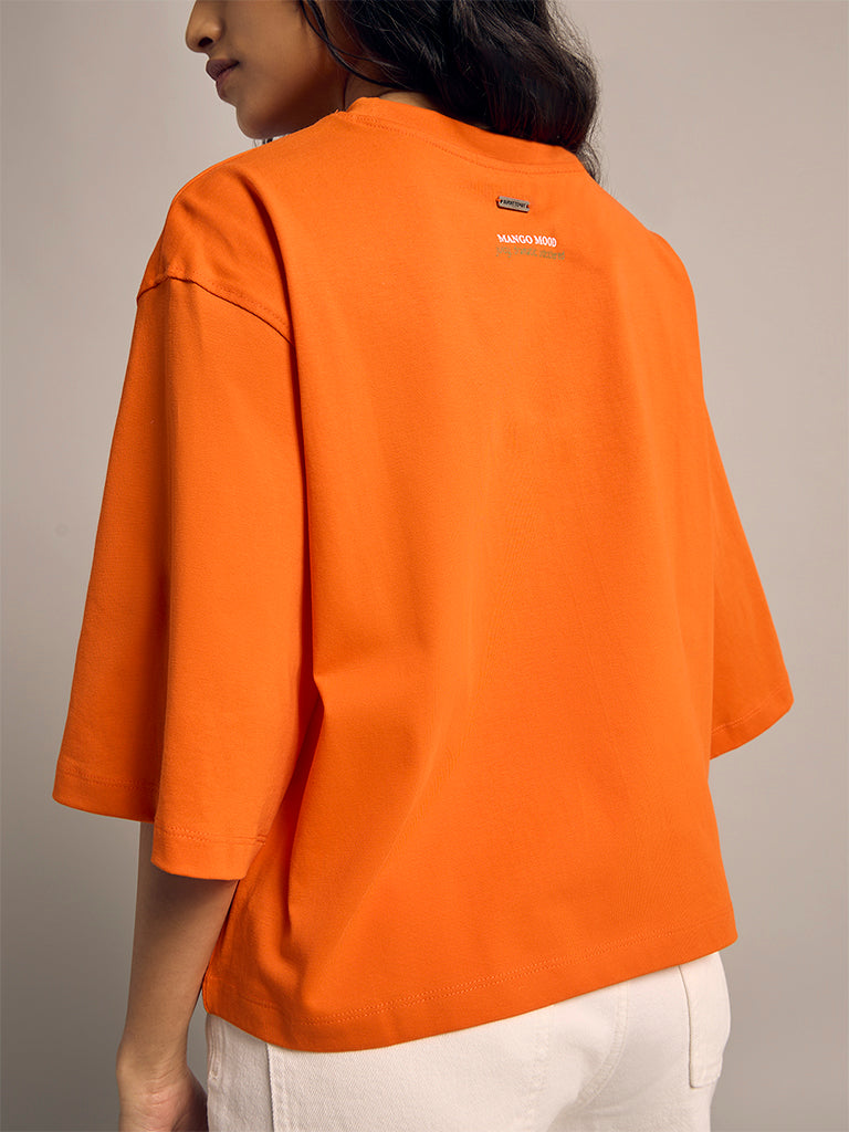Boxy-Fit Printed T-Shirt
