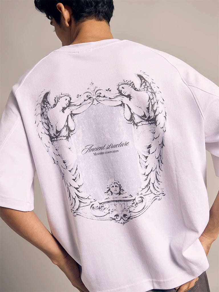 Boxy-Fit Printed T-Shirt