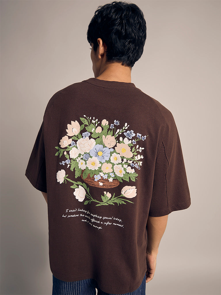 Boxy-Fit Printed T-Shirt