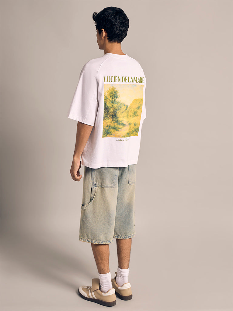 Boxy-Fit Printed T-Shirt