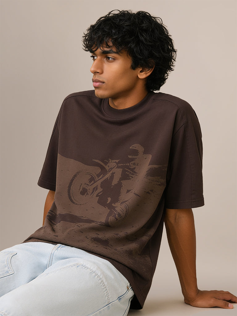 Boxy-Fit Printed T-Shirt