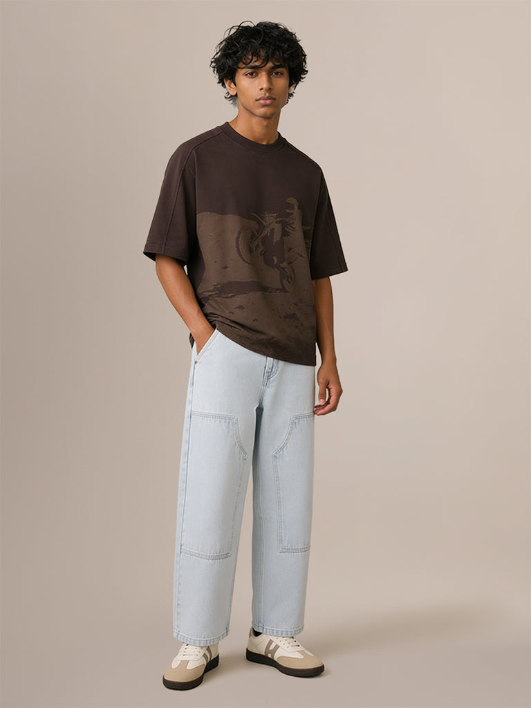 Boxy-Fit Printed T-Shirt