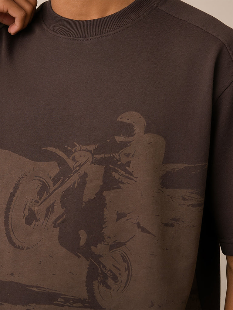 Boxy-Fit Printed T-Shirt