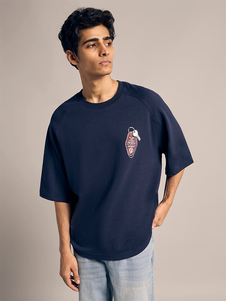 Boxy-Fit Printed T-Shirt