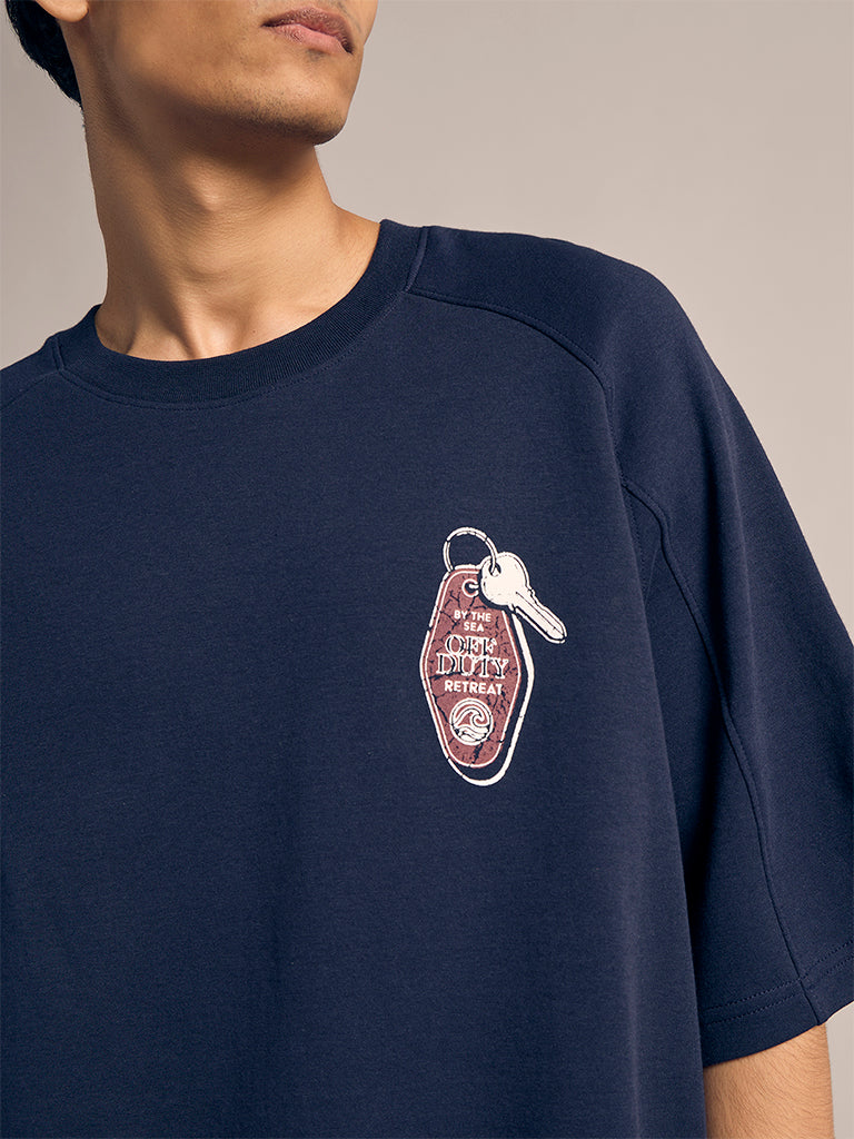Boxy-Fit Printed T-Shirt