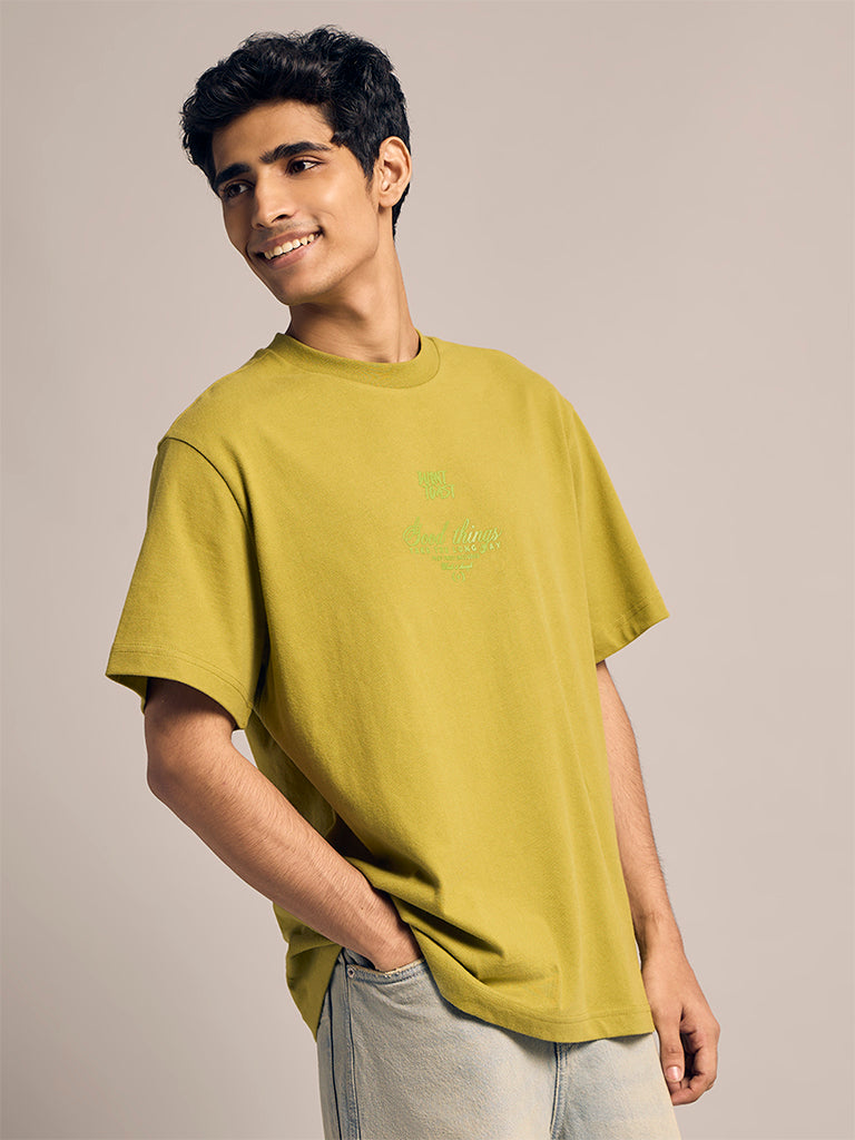 Regular-Fit Typographic T-Shirt