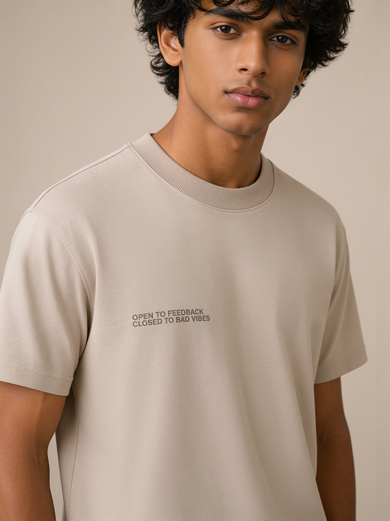 Regular-Fit Typographic T-Shirt