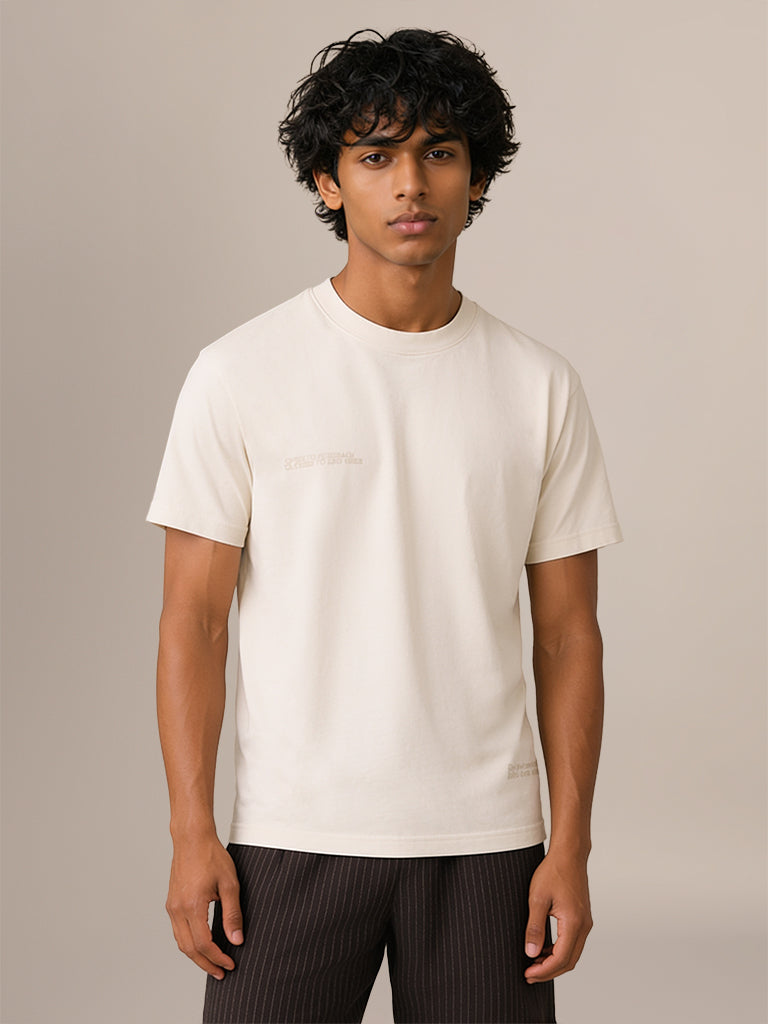 Regular-Fit Typographic T-Shirt