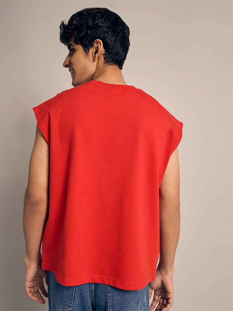 Text Printed Vest