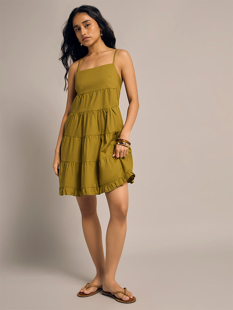 Tiered Mini Dress