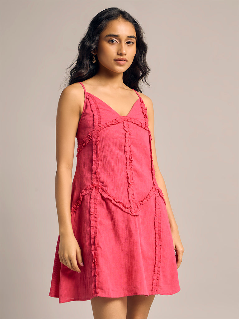Ruffled Mini Dress