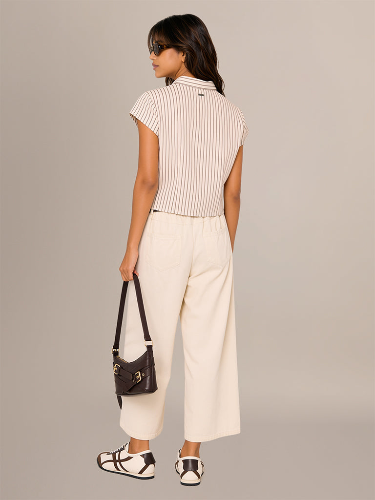 Striped Fitted Top