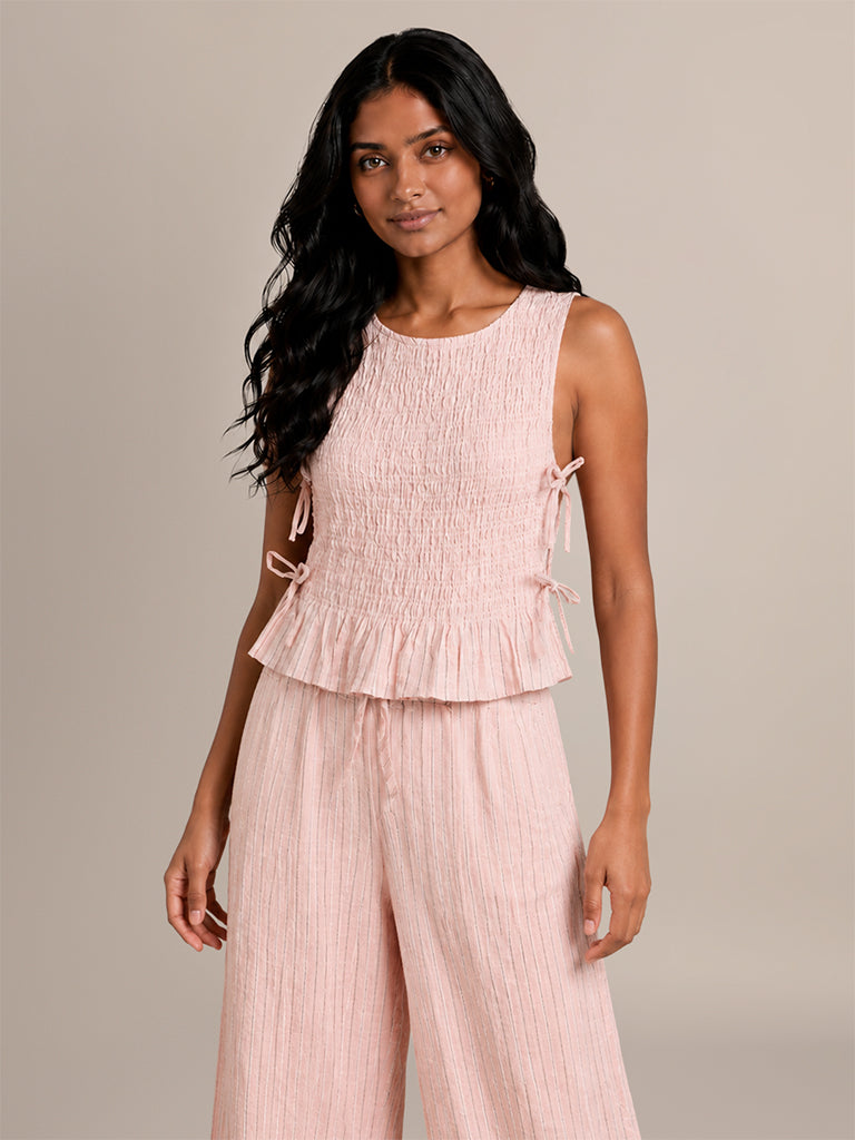 Fitted Smocked Top